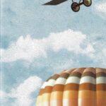 ورق جدران كوري تشكيلة منطاط مع طائره