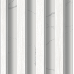 ورق جدران كوري ابيض مقلم رمادي