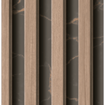 ورق جدران كوري بني فاتح مقلم