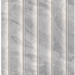 ورق جدران كوري رمادي فاتح مقلم بيج