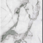 بديل رخام لامع ابيض عروق رمادي