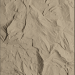 فوم صخري 3D بني فاتح