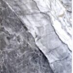 بديل رخام رمادي مموج ابيض