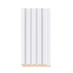 بديل خشب مضلع ابيض