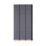 بديل خشب مضلع رمادي