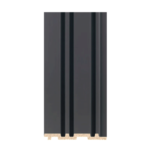 بديل خشب مضلع رمادي