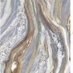 بديل رخام ريزن رمادي مموج ازرق