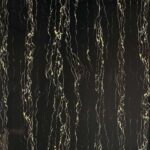 بديل رخام لامع اسود بعروق ذهبي