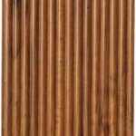 بديل خشب مضلع صيني بني