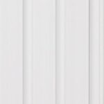 بديل خشب مضلع صيني ابيض مطفي