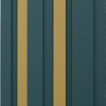 بديل خشب مضلع صيني ازرق فواصل اصفر