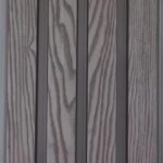 بديل خشب جدران خارجي مضلع بني شوكلاتي