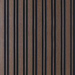 بديل خشب مضلع صيني بني فواصل اسود