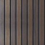 بديل خشب مضلع صيني بني فواصل اسود