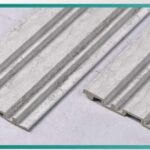 بديل خشب مضلع صيني رمادي فاتح رخامي