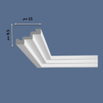 كرنيش فوم وطني مقاس9.5سم