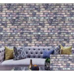 بديل الطوب رمادي بنفسجي