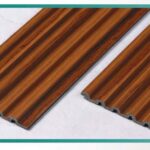 بديل خشب مضلع صيني بني