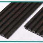 بديل خشب مضلع صيني بني محروق