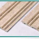 بديل خشب مضلع صيني بيج رخامي