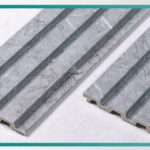 بديل خشب مضلع صيني رمادي فاتح رخامي