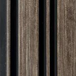 بديل خشب مضلع صيني بني فواصل اسود