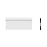 نعله ابيض فايبر  مقاس 12 سم