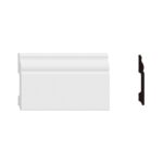 نعله ابيض فايبر  مقاس 15 سم