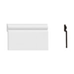 نعله ابيض فايبر سيراميك مقاس 15 سم