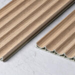 بديل خشب مضلع صيني بيج