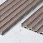 بديل خشب مضلع صيني بني فاتح