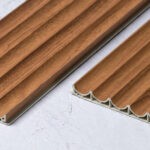 بديل خشب مضلع صيني بني غامق