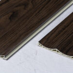 بديل خشب مضلع صيني بني محروق