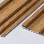 بديل خشب مضلع صيني بني