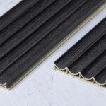 بديل خشب مضلع صيني رمادي غامق