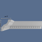 كرنيش فوم وطني مقاس 8سم