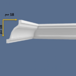 كرنيش فوم وطني مقاس 18سم