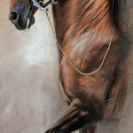 بديل رخام طباعه خيل بني فاتح خلفية رمادي فاتح