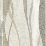 ورق جدران كلاسيكي كوري بيج مقلم فضي وبني