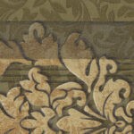 ورق جدران كوري بيج منقوش وبني