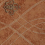 ورق جدران كوري احمر مع رمادي