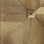 ورق جدران كوري ذهبي وبني