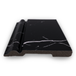 نعله فايبر صيني اسود رخامي 10 سم