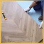 تركيب باركيه طبيعي (شرائح طوليه)