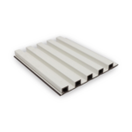 بديل خشب مضلع صيني ابيض مطفي