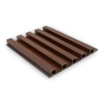 بديل خشب مضلع صيني بني غامق